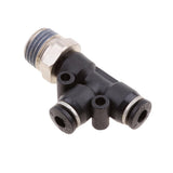 Max 5 Pieces Air Water Line Hose Tube Triple Push In Pneumatic Fitting DPD-D4-02