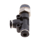 Max 5 Pieces Air Water Line Hose Tube Triple Push In Pneumatic Fitting DPD-D4-02