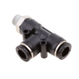Max 5 Pieces Air Water Line Hose Tube Triple Push In Pneumatic Fitting DPD-D8-01