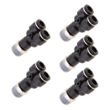 Max 5 Pieces Air Water Hose Triple Push In Male Thread Pneumatic DPX-X10-03