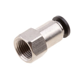 Max 5PCS DPCF4-01 Air Water Hose Tube Push In Female Thread Pneumatic Fittings