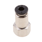Max 5PCS DPCF4-01 Air Water Hose Tube Push In Female Thread Pneumatic Fittings