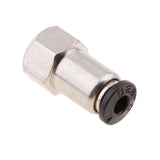 Max 5PCS DPCF4-01 Air Water Hose Tube Push In Female Thread Pneumatic Fittings