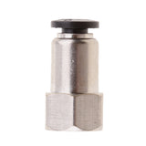 Max 5PCS DPCF4-01 Air Water Hose Tube Push In Female Thread Pneumatic Fittings