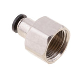 Max 5PCS DPCF4-03 Air Water Hose Tube Push In Female Thread Pneumatic Fittings