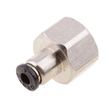 Max 5PCS DPCF4-03 Air Water Hose Tube Push In Female Thread Pneumatic Fittings