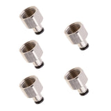 Max 5PCS DPCF4-03 Air Water Hose Tube Push In Female Thread Pneumatic Fittings