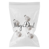 Max 5PCS DPCF4-03 Air Water Hose Tube Push In Female Thread Pneumatic Fittings