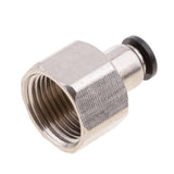 Max 5PCS DPCF4-03 Air Water Hose Tube Push In Female Thread Pneumatic Fittings
