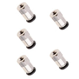 Max 5PCS Air Water Hose Tube Push In Female Thread Pneumatic Fittings DPCF6-M5