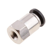 Max 5PCS Air Water Hose Tube Push In Female Thread Pneumatic Fittings DPCF6-M5