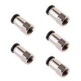 Max 5PCS Air Water Hose Tube Push In Female Thread Pneumatic Fittings DPCF6-01