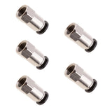 Max 5PCS Air Water Hose Tube Push In Female Thread Pneumatic Fittings DPCF6-01