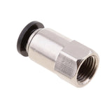 Max 5PCS Air Water Hose Tube Push In Female Thread Pneumatic Fittings DPCF6-01