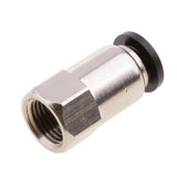 Max 5PCS Air Water Hose Tube Push In Female Thread Pneumatic Fittings DPCF6-01