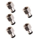 Max 5PCS Air Water Hose Tube Push In Female Thread Pneumatic Fittings DPCF6-02