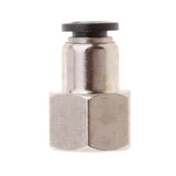 Max 5PCS Air Water Hose Tube Push In Female Thread Pneumatic Fittings DPCF6-02