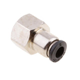 Max 5PCS Air Water Hose Tube Push In Female Thread Pneumatic Fittings DPCF6-02