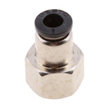 Max 5PCS Air Water Hose Tube Push In Female Thread Pneumatic Fittings DPCF6-02
