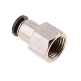 Max 5PCS Air Water Hose Tube Push In Female Thread Pneumatic Fittings DPCF6-02