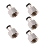 Max 5PCS Air Water Hose Tube Push In Female Thread Pneumatic Fittings DPCF6-03