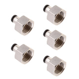 Max 5PCS Air Water Hose Tube Push In Female Thread Pneumatic Fittings DPCF6-04