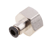 Max 5PCS Air Water Hose Tube Push In Female Thread Pneumatic Fittings DPCF6-04