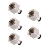 Max 5PCS Air Water Hose Tube Push In Female Thread Pneumatic Fittings DPCF6-04