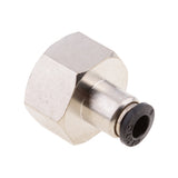 Max 5PCS Air Water Hose Tube Push In Female Thread Pneumatic Fittings DPCF6-04