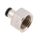 Max 5PCS Air Water Hose Tube Push In Female Thread Pneumatic Fittings DPCF6-04