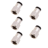 Max 5PCS Air Water Hose Tube Push In Female Thread Pneumatic Fittings DPCF8-02