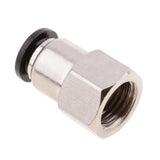 Max 5PCS Air Water Hose Tube Push In Female Thread Pneumatic Fittings DPCF8-02