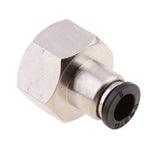 Max 5PCS Air Water Hose Tube Push In Female Thread Pneumatic Fittings DPCF8-04