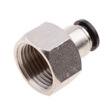 Max 5PCS Air Water Hose Tube Push In Female Thread Pneumatic Fittings DPCF8-04
