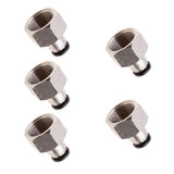 Max 5PCS Air Water Hose Tube Push In Female Thread Pneumatic Fittings DPCF8-04