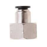 Max 5PCS Air Water Hose Tube Push In Female Thread Pneumatic Fittings DPCF8-04