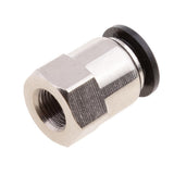 Max 5PCS Air Water Hose Tube Push In Female Thread Pneumatic Fittings DPCF10-01