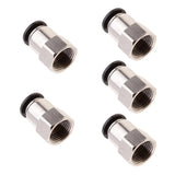 Max 5PCS Air Water Hose Tube Push In Female Thread Pneumatic Fittings DPCF10-03