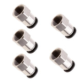 Max 5PCS Air Water Hose Tube Push In Female Thread Pneumatic Fittings DPCF10-03