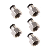 Max 5PCS Air Water Hose Tube Push In Female Thread Pneumatic Fittings DPCF10-04