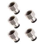Max 5PCS Air Water Hose Tube Push In Female Thread Pneumatic Fittings DPCF10-04