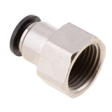 Max 5PCS Air Water Hose Tube Push In Female Thread Pneumatic Fittings DPCF10-04