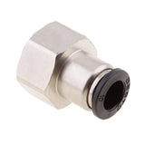 Max 5PCS Air Water Hose Tube Push In Female Thread Pneumatic Fittings DPCF10-04