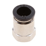 Max 5 Pieces Air Water Hose Tube Push Female Thread Pneumatic Fittings DPCF12-01