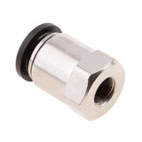 Max 5 Pieces Air Water Hose Tube Push Female Thread Pneumatic Fittings DPCF12-01
