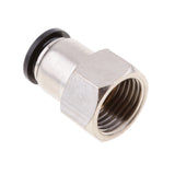 Max 5 Pieces Air Water Hose Tube Push Female Thread Pneumatic Fittings DPCF12-04