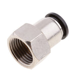 Max 5 Pieces Air Water Hose Tube Push Female Thread Pneumatic Fittings DPCF12-04