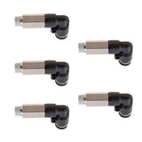 Max 5X Air Water Hose Tube Threads Bend Fitting Pneumatic Push In DPLL-G-L6-01