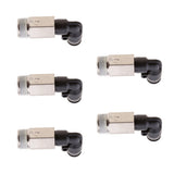 Max 5X Air Water Hose Tube Threads Bend Fitting Pneumatic Push In DPLL-G-L6-03