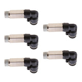 Max 5X Air Water Hose Tube Threads Bend Fitting Pneumatic Push In DPLL-G-L8-02